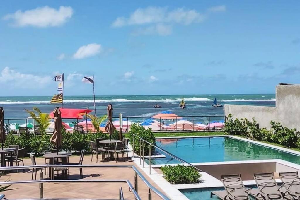 Apartamento Flat De Luxo Beira-Mar Em Pôrto das Galinhas Exterior foto