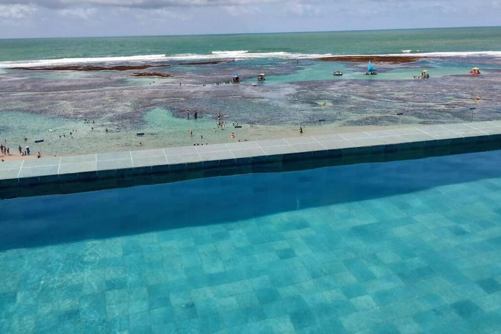 Apartamento Flat De Luxo Beira-Mar Em Pôrto das Galinhas Exterior foto